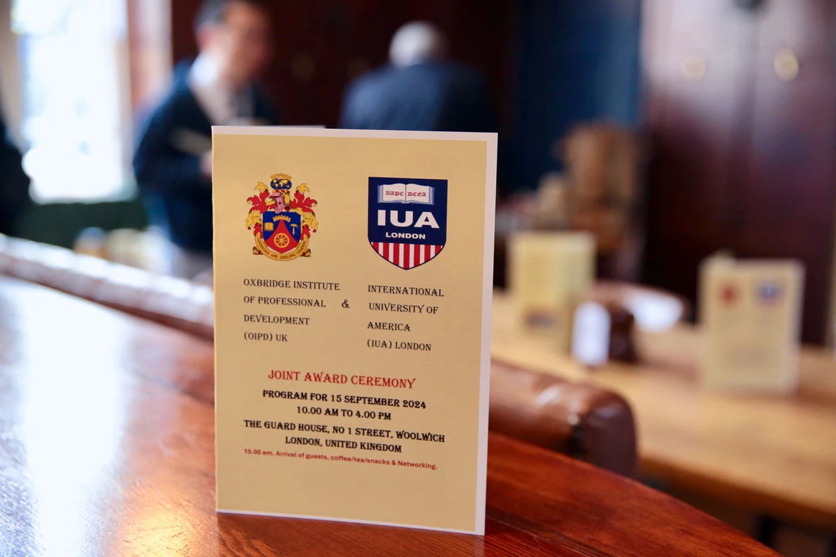 IUA Autumn 2024 Graduation with OIPD UK
